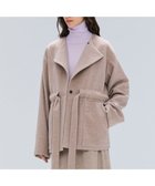 【ベイジ,/BEIGE,】のLABBOCK / ウール混2WAYショートコート Taupe|ID: prp329100004634763 ipo3291000000033494469