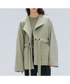 【ベイジ,/BEIGE,】のLABBOCK / ウール混2WAYショートコート L.Khaki|ID: prp329100004634763 ipo3291000000033494470
