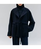 【ベイジ,/BEIGE,】のLABBOCK / ウール混2WAYショートコート Navy|ID: prp329100004634763 ipo3291000000033494471