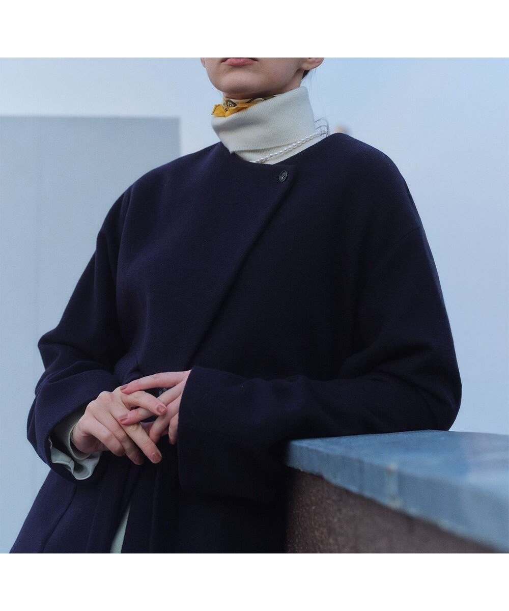 【ベイジ,/BEIGE,】のLABBOCK / ウール混2WAYショートコート インテリア・キッズ・メンズ・レディースファッション・服の通販 founy(ファニー) ファッション Fashion レディースファッション Fashion for Women アウター Coat / Outerwear Collection コート・ロングコート・ピーコート Long Coats, Peacoats & More レディースジャケット・軽アウター Jackets ショート Short, Short Length ジャケット Jacket, Outerwear タイトスカート Pencil Skirt, Tight Skirt リボン Ribbon, Bow ロング Long, Long-Length ワイド Wide, Wide Fit A/W・秋冬 Autumn/Winter Navy|ID: prp329100004634763 ipo3291000000035824530