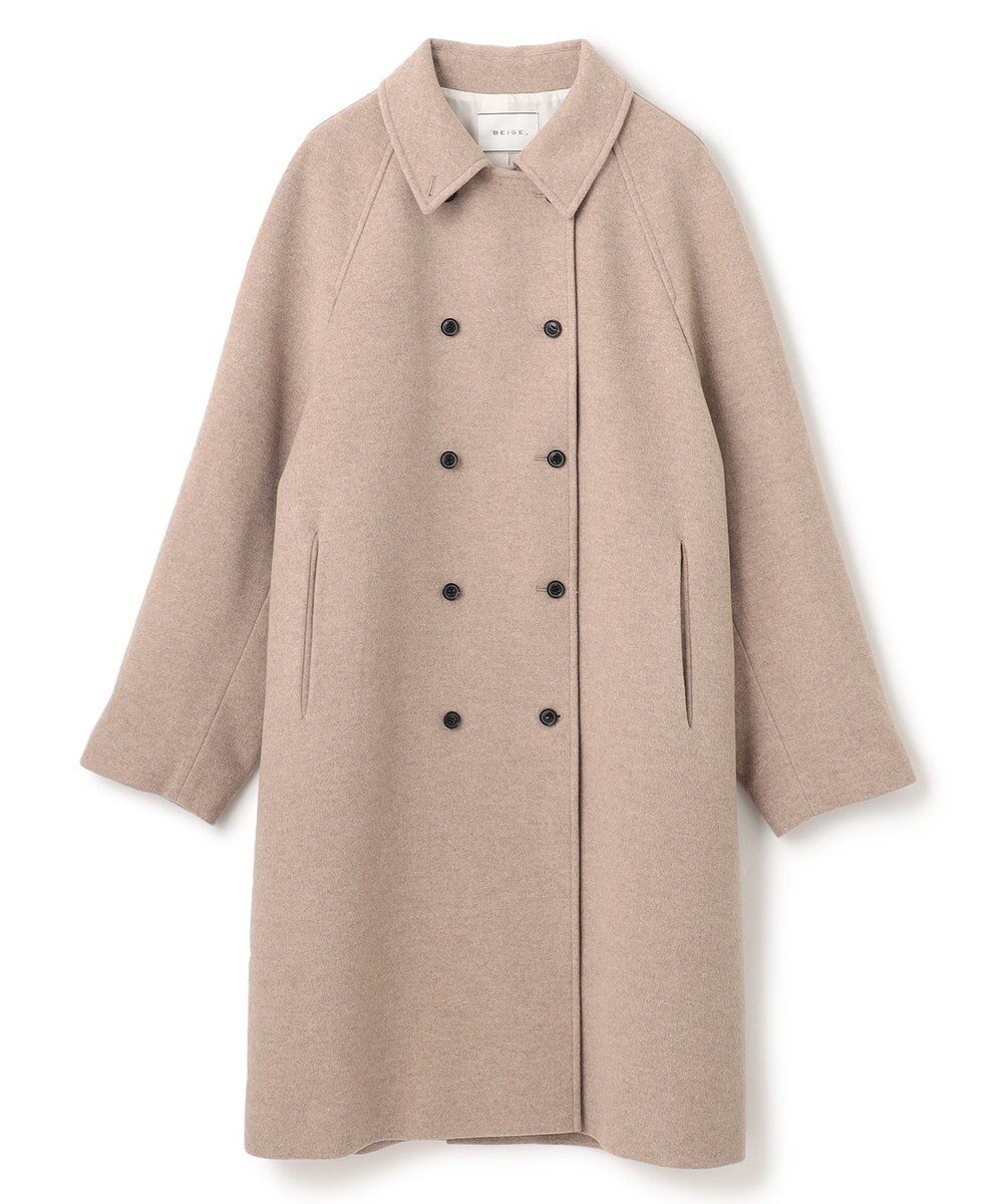 【ベイジ,/BEIGE,】のLABBOCK / ウール混ラグランステンカラーコート 人気、トレンドファッション・服の通販 founy(ファニー) 　ファッション　Fashion　レディースファッション　Fashion for Women　アウター　Coat / Outerwear Collection　コート・ロングコート・ピーコート　Long Coats, Peacoats & More　レディースジャケット・軽アウター　Jackets　ジャケット　Jacket, Outerwear　ストレート　Straight, Straight Cut　スリーブ　Sleeve, Long Sleeve / Short Sleeve　ダウン　Down, Puffer　ダブル　Double, Double-Breasted　ロング　Long, Long-Length　A/W・秋冬　Autumn/Winter　 other-1|ID: prp329100004634766 ipo3291000000033371532