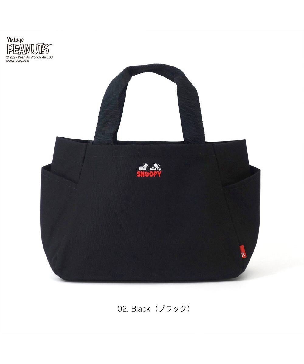 【ルートート/ROOTOTE】の0694【直営店限定:スヌーピー】IP.デリ.パルーティ.ピーナッツ-RTG インテリア・キッズ・メンズ・レディースファッション・服の通販 founy(ファニー) 　ファッション　Fashion　レディースファッション　Fashion for Women　バッグ　Bags　カメラ　Camera Accessories　キャンバス　Canvas, Canvas Fabric　シンプル　Simple, Minimal　スマート　Smart, Elegant　人気　Popular, Best Seller　ハンカチ　Handkerchief, Hanky　フォルム　Silhouette, Form　プリント　Print, Printed Pattern　ボックス　Boxy, Box Shape　ポケット　Pocket, Pocket Detail　ランダム　Random, Irregular　新作・新入荷　New Arrivals / New In　02:ブラック|ID: prp329100004634767 ipo3291000000033487204