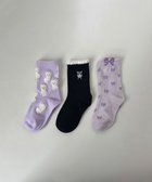 【エニィ/ANY / KIDS】の【3点セット】ソックス (ネコ・リボン) 人気、トレンドファッション・服の通販 founy(ファニー) ファッション Fashion キッズファッション Fashion for Kids ガーリー Girly, Feminine Style スマホ Smartphone, Mobile Device ソックス Socks, Hosiery ネコ Cat, Feline Motif 人気 Popular, Best Seller ラベンダー Lavender リボン Ribbon, Bow 再入荷 Restock / Back in Stock thumbnail ラベンダー|ID: prp329100004635409 ipo3291000000033873202