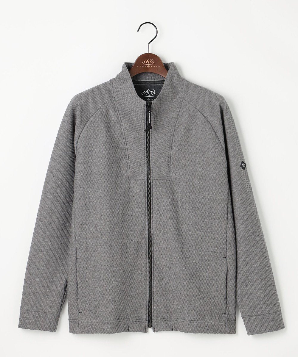【ジョセフ アブード マウンテン/JOSEPH ABBOUD MOUNTAIN / MEN】の【日本製/吸水速乾】ダイヤモンドワッフル アウトドア トラックジャケット インテリア・キッズ・メンズ・レディースファッション・服の通販 founy(ファニー) 　ファッション　Fashion　メンズファッション　Fashion for Men　トップス・カットソー　Cut & Sew Tops　アウトドア　Outdoor Clothing　吸水　Absorbent, Quick-Dry　ジャケット　Jacket, Outerwear　スマート　Smart, Elegant　ダイヤモンド　Diamond, Brilliant Cut　デニム　Denim, Jeans Material　モチーフ　Motif, Design Theme　リラックス　Relax, Relaxed Fit　ワッフル　Waffle, Waffle Knit　A/W・秋冬　Autumn/Winter　おすすめ　Recommended / Our Picks　日本製　Made In Japan　グレー系|ID: prp329100004635436 ipo3291000000033384172