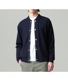 【ジェイ プレス/J.PRESS / MEN】の【ストレッチ性 / イージーケア】【FLEX YARN】ケーブルニットブルゾン型カーディガン ネイビー系|ID: prp329100004635437 ipo3291000000033384176