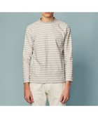 【ジョセフ アブード/JOSEPH ABBOUD / MEN】の【オーガニックコットン使用】インレーボーダー Tシャツ ライトグレー系2|ID: prp329100004635439 ipo3291000000033463262