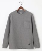 【ジョセフ アブード マウンテン/JOSEPH ABBOUD MOUNTAIN / MEN】の【MADE IN JAPAN/吸水速乾】ダイヤモンドワッフル 長袖 アウトドア Tシャツ グレー系|ID: prp329100004635442 ipo3291000000033451209