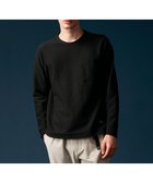 【ジョセフ アブード マウンテン/JOSEPH ABBOUD MOUNTAIN / MEN】の【MADE IN JAPAN】ダイヤモンドワッフル 長袖 アウトドア Tシャツ ブラック系|ID: prp329100004635442 ipo3291000000034230164