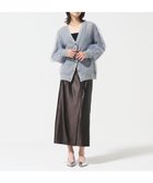 【グレース コンチネンタル/GRACE CONTINENTAL】のオーバーチュールニットカーディガン 人気、トレンドファッション・服の通販 founy(ファニー) ファッション Fashion レディースファッション Fashion for Women トップス・カットソー Cut & Sew Tops ニット Knit Tops & Sweaters カーディガン・羽織り Layered Style Cardigans イエロー Yellow カーディガン Cardigan, Knitwear シアー Sheer, See-Through チュール Tulip, Tulip Motif トレンド Trend, Trending Now リラックス Relax, Relaxed Fit A/W・秋冬 Autumn/Winter thumbnail グレー|ID: prp329100004635459 ipo3291000000033682518