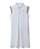 【ゼロハリバートン/ZERO HALLIBURTON】のノースリーブ 鹿の子 ミニワンピース 82831 W4S1b レディースゴルフ ホワイト|ID: prp329100004635460 ipo3291000000033384616