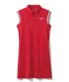 【ゼロハリバートン/ZERO HALLIBURTON】のノースリーブ 鹿の子 ミニワンピース 82831 W4S1b レディースゴルフ レッド|ID: prp329100004635460 ipo3291000000033384617