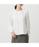 【ジェイ プレス/J.PRESS】のヌーディスバックサテン ブラウス アイボリー系|ID: prp329100004635497 ipo3291000000033385575