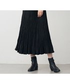 【ジェイ プレス/J.PRESS】の【洗える】ライトマイクロスエード プリーツスカート ブラック系|ID: prp329100004635504 ipo3291000000033385618