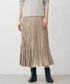 【ジェイ プレス/J.PRESS】の【洗える】ライトマイクロスエード プリーツスカート ベージュ系|ID: prp329100004635504 ipo3291000000033385621