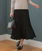 【ジェイ プレス/J.PRESS】の【洗える】ライトマイクロスエード プリーツ スカート ブラック系|ID: prp329100004635504 ipo3291000000033819912