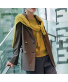 【エニィ スィス/any SiS】の【UVカット・アンチピリング・洗える】ウーステッドエステル テーラードジャケット モカグレー|ID: prp329100004635510 ipo3291000000033819919