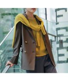 【エニィ スィス/any SiS】のウーステッドエステル テーラード ジャケット モカグレー|ID: prp329100004635510 ipo3291000000035630402