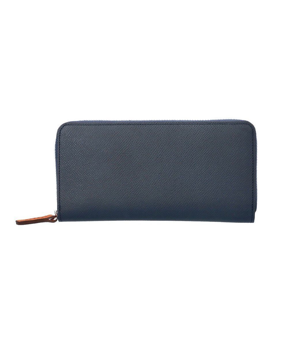 【アトリエヌウ/Atelier nuu】の【長財布/バイカラー/本革】noble ラウンドウォレット インテリア・キッズ・メンズ・レディースファッション・服の通販 founy(ファニー) 　ファッション　Fashion　レディースファッション　Fashion for Women　ミニ財布・二つ折り財布　Wallets & Card Cases　ウォレット　Wallet　シンプル　Simple, Minimal　財布　Wallet, Purse　定番　Standard, Basic Item　フランス　France, French　ポケット　Pocket, Pocket Detail　おすすめ　Recommended / Our Picks　ネイビー×オレンジ|ID: prp329100004636054 ipo3291000000033394625