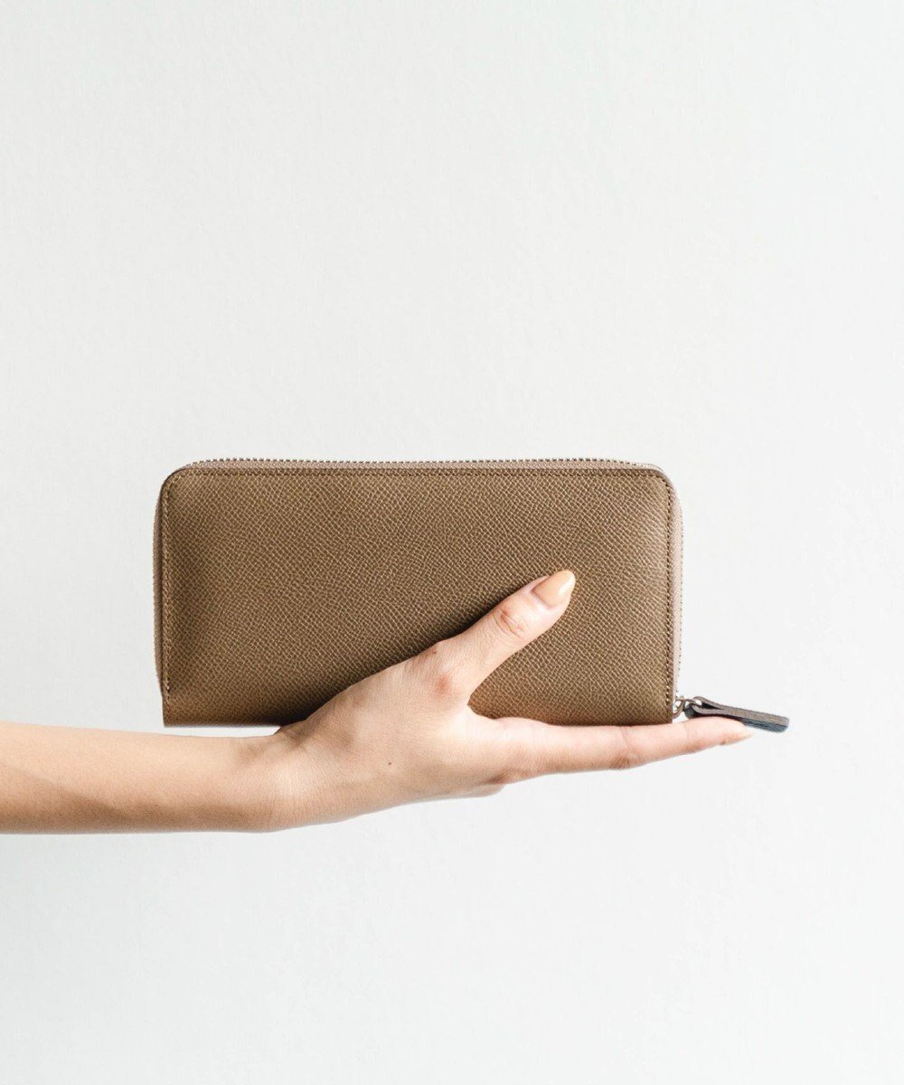 【アトリエヌウ/Atelier nuu】の【長財布/バイカラー/本革】noble ラウンドウォレット インテリア・キッズ・メンズ・レディースファッション・服の通販 founy(ファニー) 　ファッション　Fashion　レディースファッション　Fashion for Women　ミニ財布・二つ折り財布　Wallets & Card Cases　ウォレット　Wallet　シンプル　Simple, Minimal　財布　Wallet, Purse　定番　Standard, Basic Item　フランス　France, French　ポケット　Pocket, Pocket Detail　おすすめ　Recommended / Our Picks　トープ|ID: prp329100004636054 ipo3291000000033394626
