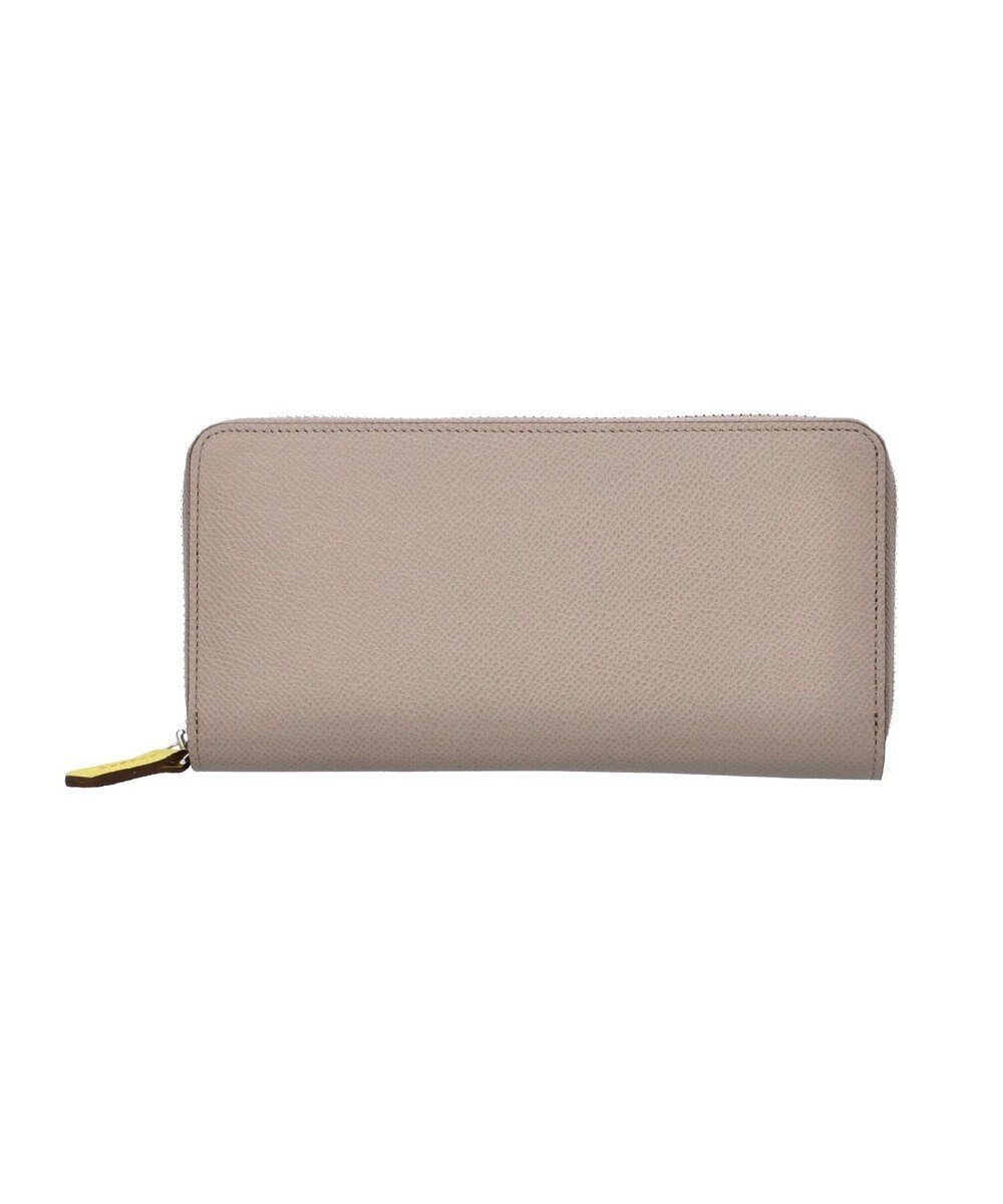 【アトリエヌウ/Atelier nuu】の【長財布/バイカラー/本革】noble ラウンドウォレット インテリア・キッズ・メンズ・レディースファッション・服の通販 founy(ファニー) 　ファッション　Fashion　レディースファッション　Fashion for Women　ミニ財布・二つ折り財布　Wallets & Card Cases　ウォレット　Wallet　シンプル　Simple, Minimal　財布　Wallet, Purse　定番　Standard, Basic Item　フランス　France, French　ポケット　Pocket, Pocket Detail　おすすめ　Recommended / Our Picks　グレージュ×イエロー|ID: prp329100004636054 ipo3291000000033394627