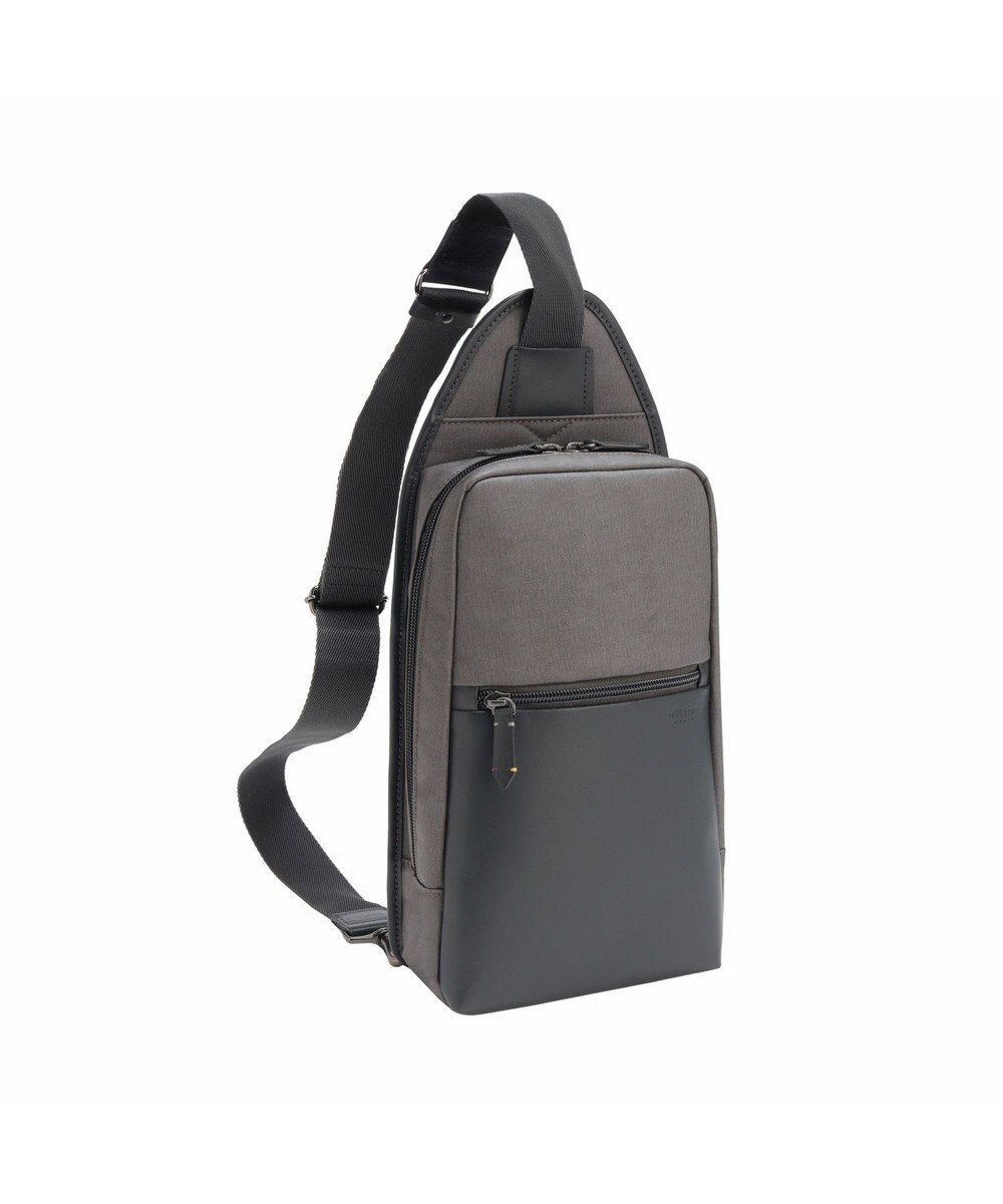【エース バッグズ アンド ラゲッジ/ACE BAGS & LUGGAGE / MEN】のultima tokyo ディーノ ボディバッグ フロントファスナーポケット 68172 ウルティマ トーキョー インテリア・キッズ・メンズ・レディースファッション・服の通販 founy(ファニー) 　ファッション　Fashion　メンズファッション　Fashion for Men　バッグ　Bags　ショルダー　Shoulder, Shoulder Strap　シンプル　Simple, Minimal　スマート　Smart, Elegant　トレンド　Trend, Trending Now　フロント　Front, Front Design　ベーシック　Basic, Essential　ポケット　Pocket, Pocket Detail　ポーチ　Pouch, Small Case　再入荷　Restock / Back in Stock　エレガント 上品　Elegant　グレー|ID: prp329100004636087 ipo3291000000033395758