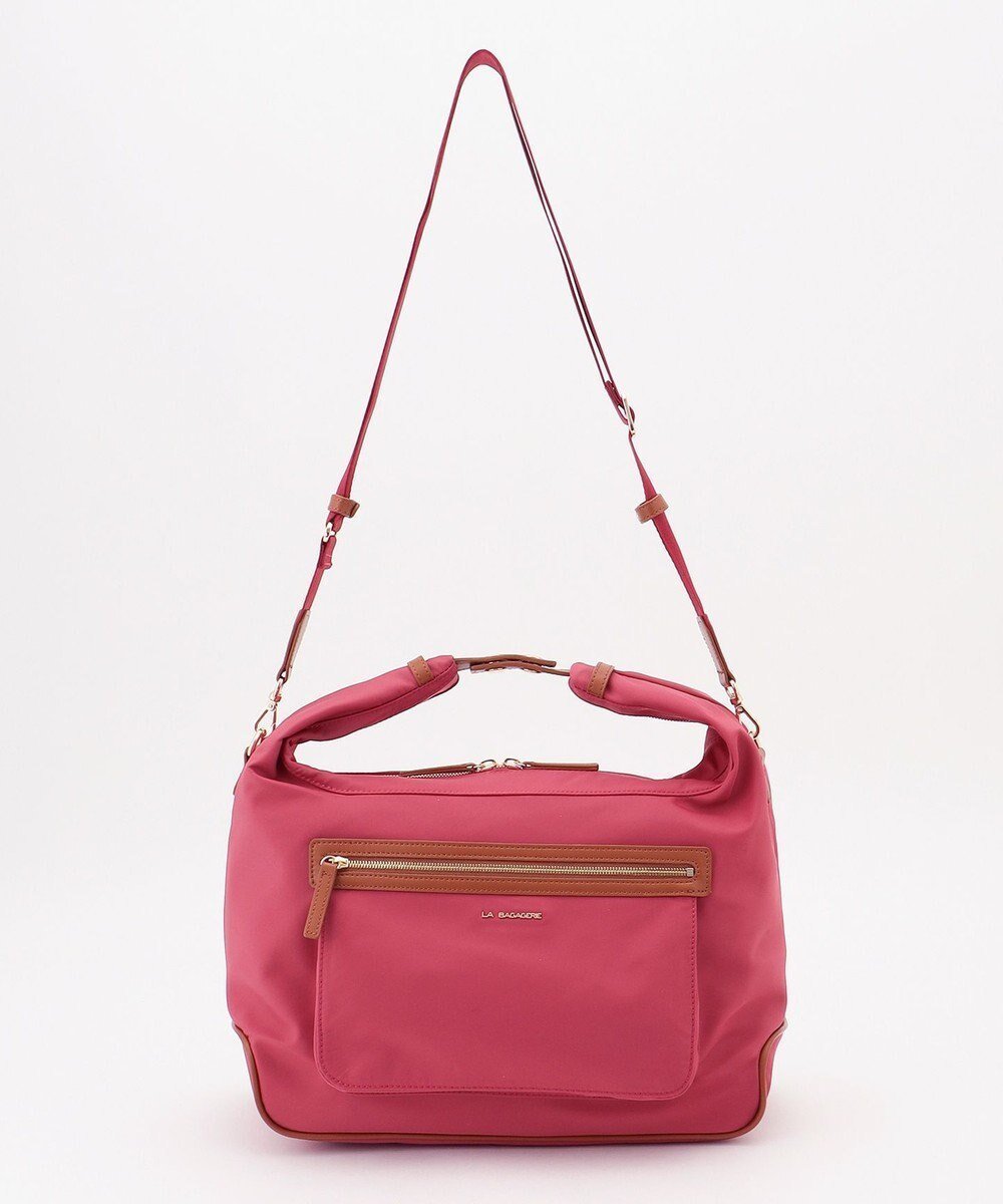 【ラ バガジェリー/LA BAGAGERIE】のループ2WAYショルダーバッグ Mサイズ インテリア・キッズ・メンズ・レディースファッション・服の通販 founy(ファニー) ファッション Fashion レディースファッション Fashion for Women スマート Smart, Elegant 財布 Wallet, Purse 定番 Standard, Basic Item ポケット Pocket, Pocket Detail ポーチ Pouch, Small Case マグネット Magnet, Magnetic Closure ループ Loop, Loop Knit おすすめ Recommended / Our Picks ビジネス 仕事 通勤 Business / Work / Commuting ピンク|ID: prp329100004636557 ipo3291000000034876359