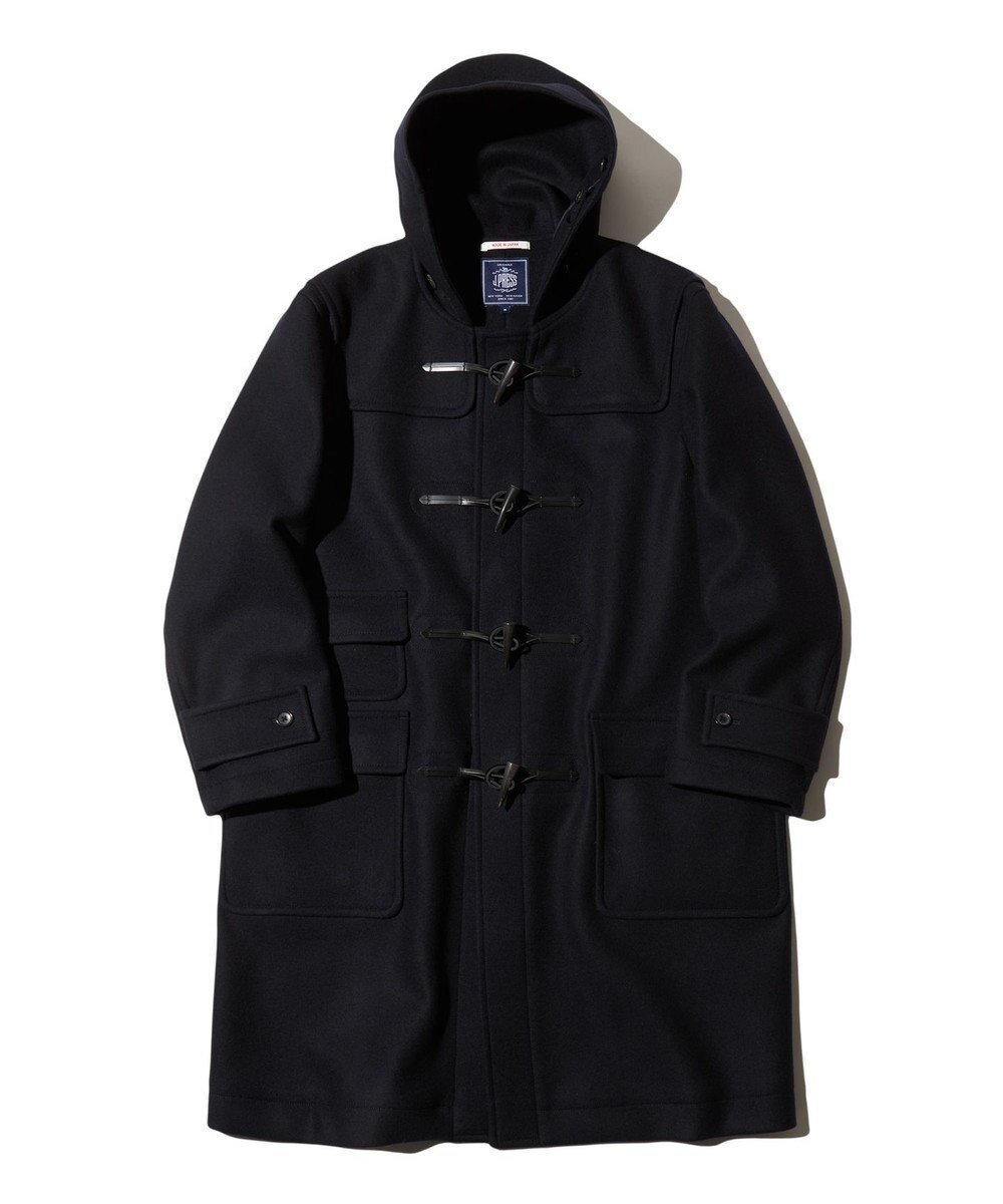 【ジェイ プレス/J.PRESS / MEN】の【J.PRESS ORIGINALS】1001 COLLEGE MELTON CHANGE POCKETS DUFFLECOAT / JAPAN MADE インテリア・キッズ・メンズ・レディースファッション・服の通販 founy(ファニー) 　ファッション　Fashion　メンズファッション　Fashion for Men　アウター　Men's Coats Outerwear　ジャケット　Jacket, Outerwear　ダッフルコート　Duffle Coat, Toggle Coat　定番　Standard, Basic Item　ポケット　Pocket, Pocket Detail　メルトン　Melton, Heavy Wool　冬　Winter / This Winter　A/W・秋冬　Autumn/Winter　ネイビー系|ID: prp329100004636827 ipo3291000000033408650