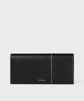 【ポールスミス/Paul Smith / MEN】のシグネチャーストライプ インバーテッド 長財布 人気、トレンドファッション・服の通販 founy(ファニー) ファッション Fashion メンズファッション Fashion for Men フロント Front, Front Design メタル Metal, Metal Parts 財布 Wallet, Purse |ID:prp329100004636833