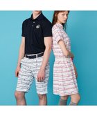 【23区 ゴルフ/NIJYUSANKU GOLF】の機能素材で快適なラウンドを【WOMEN】ウェーブロゴ柄 ワンピース ピンク系5|ID: prp329100004636846 ipo3291000000033408940