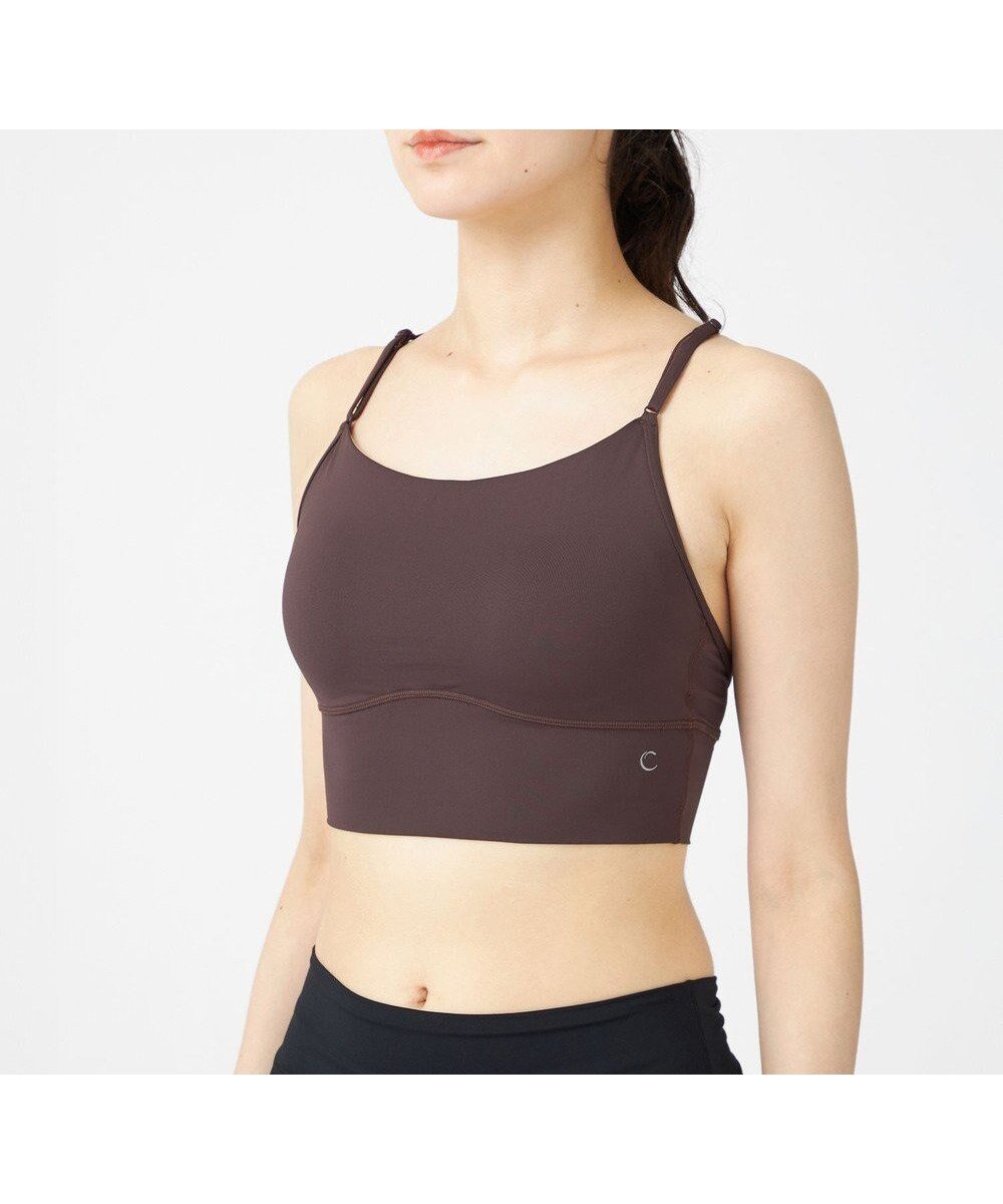 【チャコット/Chacott】のChacott BALANCE スキントップ【C BASIC】 インテリア・キッズ・メンズ・レディースファッション・服の通販 founy(ファニー) 　ファッション　Fashion　レディースファッション　Fashion for Women　トップス・カットソー　Cut & Sew Tops　アンダー　Underwear Essentials　インナー　Innerwear　吸水　Absorbent, Quick-Dry　抗菌　Antibacterial, Bacteria-Resistant　ストレッチ　Stretch, Stretchy Fabric　ハーフ　Half, Half-Length　フィット　Fit, Slim Fit　メッシュ　Mesh, Net Fabric　ヨガ　Yoga, Yoga Wear　ラップ　Wrap, Wrap Design　ループ　Loop, Loop Knit　ワーク　Workwear, Utility Style　おすすめ　Recommended / Our Picks　エレガント 上品　Elegant　ダークブラウン|ID: prp329100004636858 ipo3291000000033682663