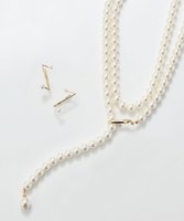 【フィービィー/phoebe】の【セレモニーセット】パールフックロングラリエットネックレス×2wayシンボリックラインピアス イヤリングSET 人気、トレンドファッション・服の通販 founy(ファニー) ファッション Fashion レディースファッション Fashion for Women セットアップ Matching Sets ジュエリー Jewelry ファッションリング Fashion Rings イヤリング・フープ・ドロップタイプ Hoop, Drop & Clip Earrings ネックレス Necklaces & Pendants アクセサリー Fashion Accessories イヤリング Earrings ショート Short, Short Length シンプル Simple, Minimal セレモニー Ceremony ネックレス Necklace, Pendant Necklace パール Pearl, Pearl Accent フォルム Silhouette, Form ベーシック Basic, Essential ロング Long, Long-Length |ID:prp329100004636861