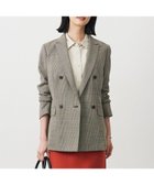 【ジェイ プレス/J.PRESS】のモナベールツイル チェック ダブル ジャケット ブラウンチェック系|ID: prp329100004636972 ipo3291000000033411558