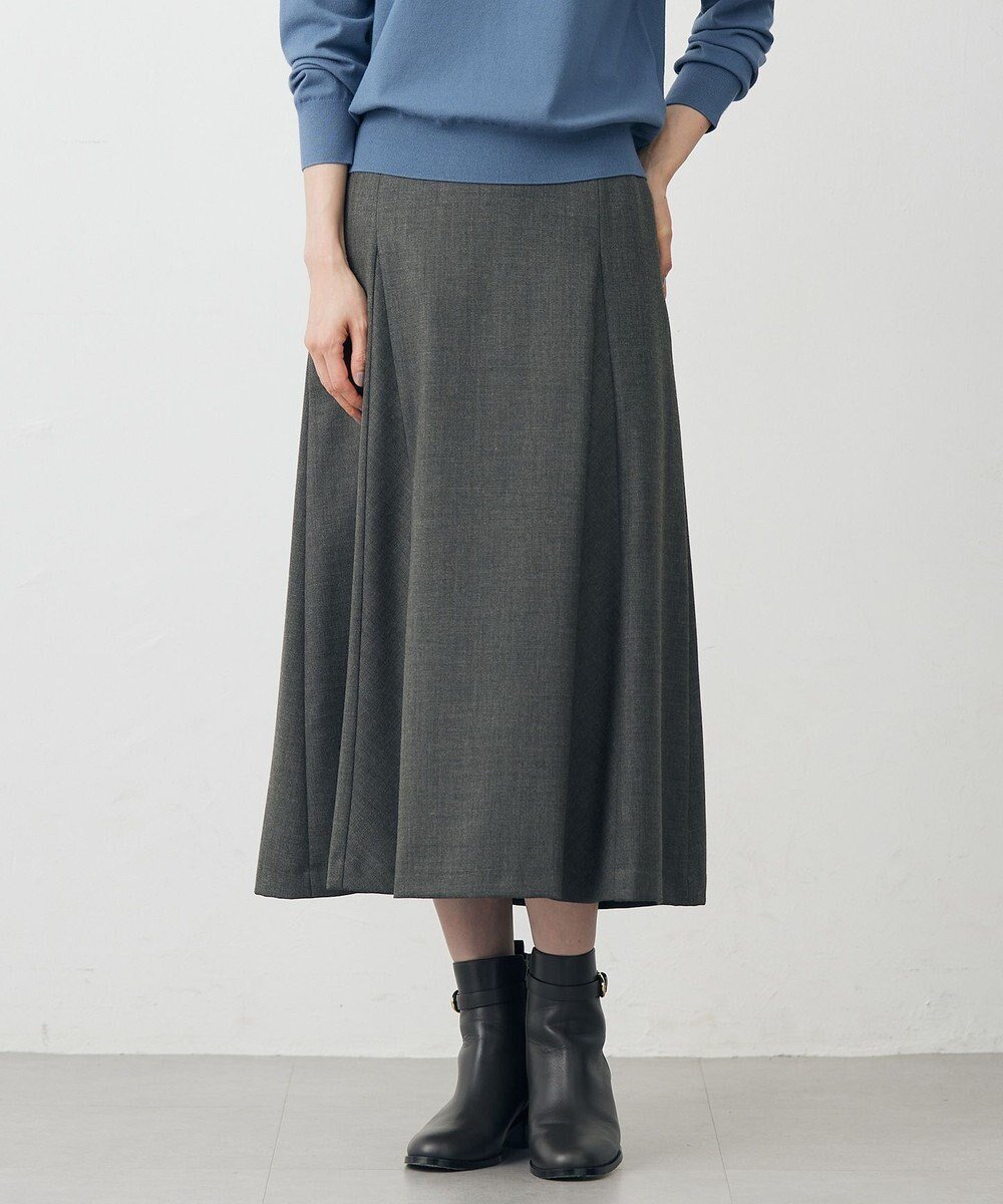 【ジェイ プレス/J.PRESS】のモナベールツイル フレアスカート 人気、トレンドファッション・服の通販 founy(ファニー) 　ファッション　Fashion　レディースファッション　Fashion for Women　スカート　Skirts　Aライン・フレアスカート　A-Line & Flared Skirts　新作・新入荷　New Arrivals / New In　おすすめ　Recommended / Our Picks　シンプル　Simple, Minimal　フレア　Flare, Flared　フロント　Front, Front Design　エレガント 上品　Elegant　A/W・秋冬　Autumn/Winter　ビジネス 仕事 通勤　Business / Work / Commuting　 other-1|ID: prp329100004636983 ipo3291000000033411614