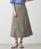 【ジェイ プレス/J.PRESS】のモナベールツイル チェック フレアスカート ブラウンチェック系|ID: prp329100004636984 ipo3291000000033411623