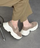 【ブリジット バーキン/Bridget Birkin】の【Round About】ボリュームソールローファー 人気、トレンドファッション・服の通販 founy(ファニー) ファッション Fashion レディースファッション Fashion for Women クッション Cushion, Throw Pillow 軽量 Lightweight, Ultra Light シューズ Shoes, Footwear ドレス Dress, One-Piece ライニング Inner Lining, Inner Fabric, Lined ビジネス 仕事 通勤 Business / Work / Commuting thumbnail オークスウェード|ID: prp329100004636997 ipo3291000000033833799