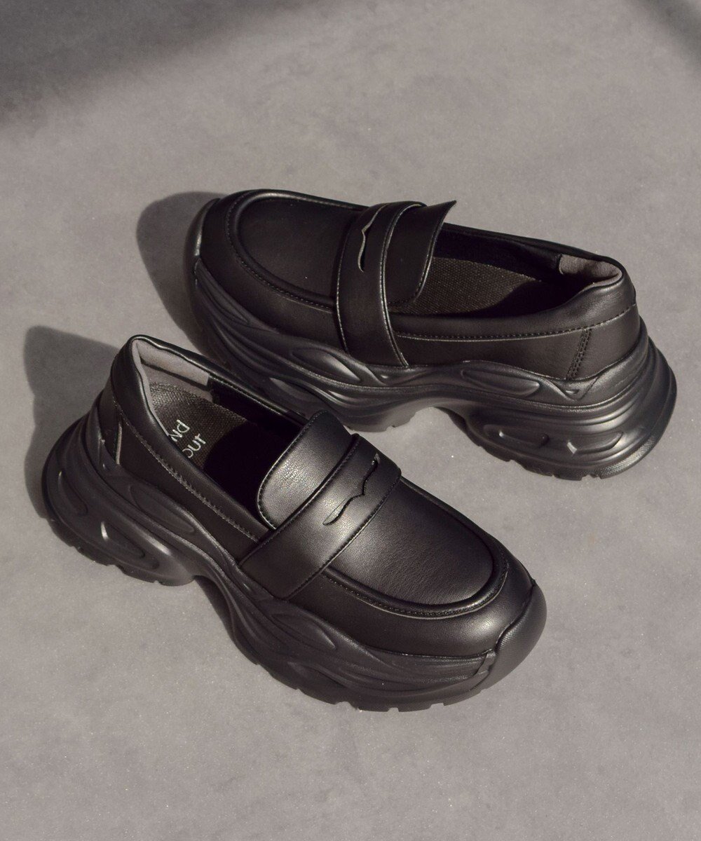 【ブリジット バーキン/Bridget Birkin】の【Round About】ボリュームソールローファー インテリア・キッズ・メンズ・レディースファッション・服の通販 founy(ファニー) ファッション Fashion レディースファッション Fashion for Women クッション Cushion, Throw Pillow 軽量 Lightweight, Ultra Light シューズ Shoes, Footwear ドレス Dress, One-Piece ライニング Inner Lining, Inner Fabric, Lined ビジネス 仕事 通勤 Business / Work / Commuting ブラック|ID: prp329100004636997 ipo3291000000036177326