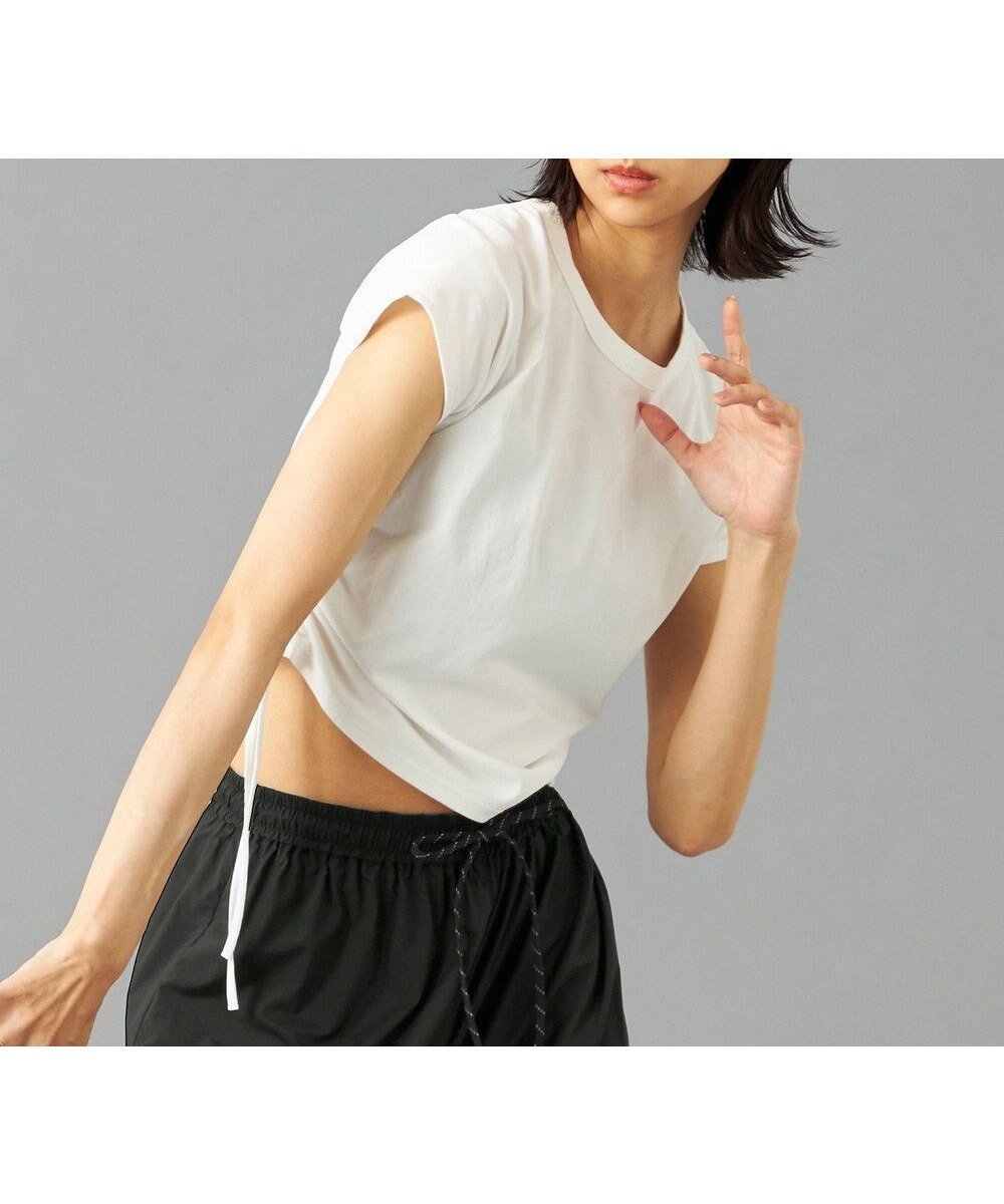 【チャコット/Chacott】のChacott BALANCE HandsomeCotton サイドギャザーTシャツ インテリア・キッズ・メンズ・レディースファッション・服の通販 founy(ファニー) ファッション Fashion レディースファッション Fashion for Women トップス・カットソー Cut & Sew Tops シャツ・ブラウス・オフィスカジュアル Elegant Blouses & Button-Ups ロングTシャツ・Tシャツ Longline T-Shirts & Tees ギャザー Gathered, Ruffled スタイリッシュ Stylish, Fashionable ストレッチ Stretch, Stretchy Fabric ドローストリング Drawstring, Pull Cord ホワイト|ID: prp329100004637016 ipo3291000000033411893