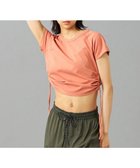 【チャコット/Chacott】のChacott BALANCE HandsomeCotton サイドギャザーTシャツ 人気、トレンドファッション・服の通販 founy(ファニー) ファッション Fashion レディースファッション Fashion for Women トップス・カットソー Cut & Sew Tops シャツ・ブラウス・オフィスカジュアル Elegant Blouses & Button-Ups ロングTシャツ・Tシャツ Longline T-Shirts & Tees ギャザー Gathered, Ruffled スタイリッシュ Stylish, Fashionable ストレッチ Stretch, Stretchy Fabric ドローストリング Drawstring, Pull Cord thumbnail サーモンピンク|ID: prp329100004637016 ipo3291000000033411896