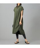 【チャコット/Chacott】のChacott BALANCE EasyCare+ シャツワンピース カーキ|ID: prp329100004637032 ipo3291000000033412039