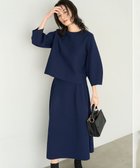 【アンフィーロ 自由区/UNFILO】の【STORY×UNFILO】フォルムニット セットアップ ネイビー|ID: prp329100004637138 ipo3291000000033413992