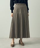 【イェッカ ヴェッカ/YECCA VECCA】のチェック柄釦デザインプリーツスカート Check|ID: prp329100004637227 ipo3291000000033415743