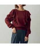 【イェッカ ヴェッカ/YECCA VECCA】のラッフルニット 人気、トレンドファッション・服の通販 founy(ファニー) ファッション Fashion レディースファッション Fashion for Women トップス・カットソー Cut & Sew Tops ニット Knit Tops & Sweaters おすすめ Recommended / Our Picks セーター Sweater, Knitwear ボトム Bottoms, Lower Wear ポケット Pocket, Pocket Detail ラッフル Ruffle, Frill 今季 This Season, Current Season A/W・秋冬 Autumn/Winter thumbnail Bordeaux|ID: prp329100004637315 ipo3291000000033542033