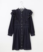 【フェルゥ/Feroux】の【先行予約・洗える】デニムミディ ワンピース ネイビー系|ID: prp329100004637545 ipo3291000000033419962