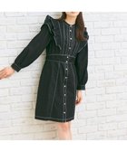 【フェルゥ/Feroux】の【先行予約・洗える】デニムミディ ワンピース ブラック系|ID: prp329100004637545 ipo3291000000033419964