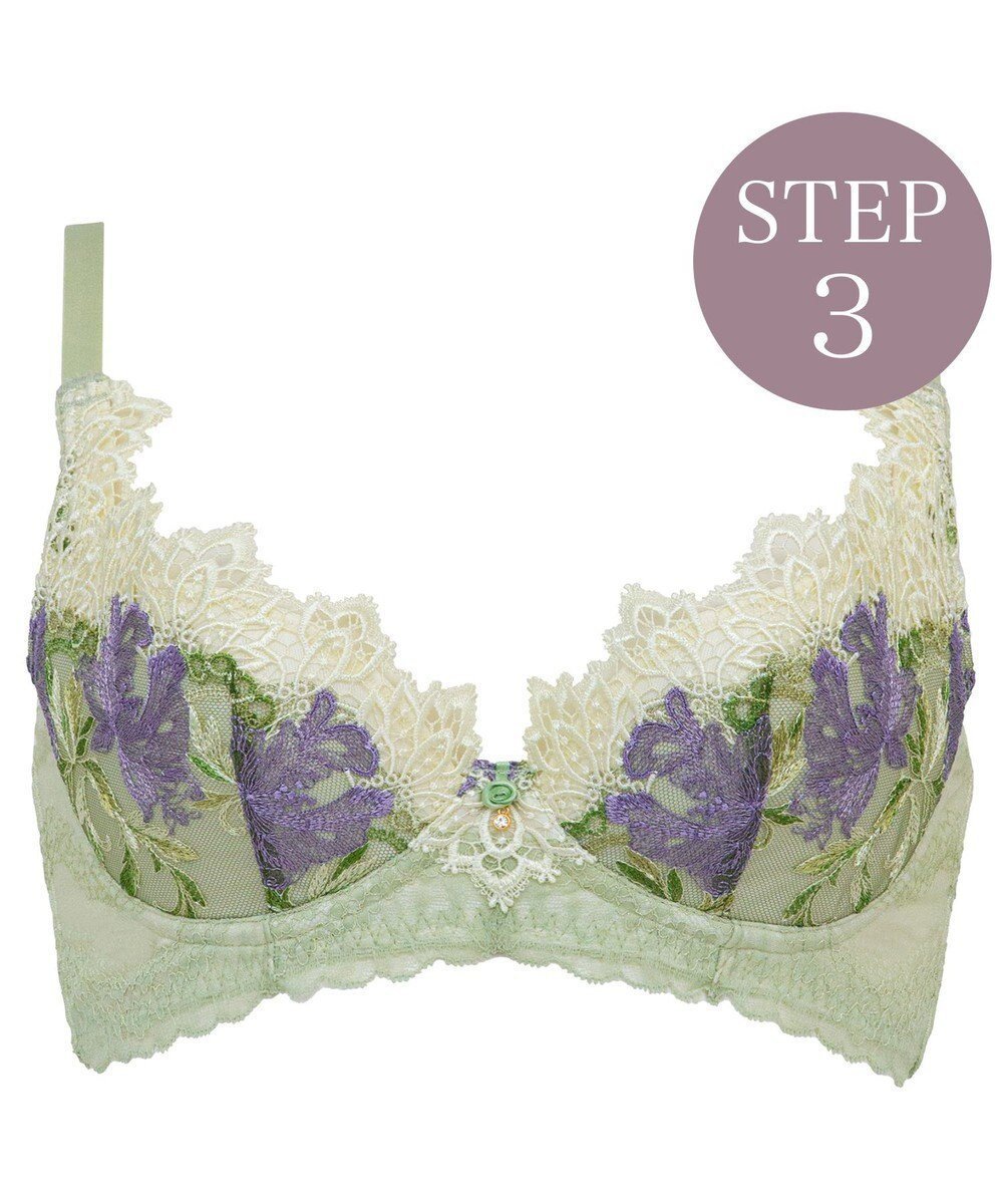 【ブラデリス ニューヨーク/BRADELIS New York】の【BRADELIS New York / 育乳STEP3 持ち上げる】ヴィオラステップ3ブラ25A1 インテリア・キッズ・メンズ・レディースファッション・服の通販 founy(ファニー) ファッション Fashion レディースファッション Fashion for Women アンダー Underwear Essentials コンパクト Compact, Small Size 切替 Switching, Contrast Panel ショーツ Shorts, Short Pants シンプル Simple, Minimal ジュエリー Jewelry, Accessories デコルテ Décolleté, Neckline バランス Balance, Style Balance ブラジャー Bra, Lingerie ポケット Pocket, Pocket Detail ラップ Wrap, Wrap Design リーフ Leaf, Botanical Leaf レース Lace, Lace Fabric ローズ Rose, Rose Motif ワイヤー Wire, Wired Bra おすすめ Recommended / Our Picks エレガント 上品 Elegant リーフグリーン|ID: prp329100004637546 ipo3291000000033419971