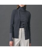 【アイシービー/iCB】の【8/12-9/23期間限定・完全受注生産】エクストラファインメリノニット Vネックカーディガン ミディアムグレー×グレーラメ[袖口配色]系|ID:prp329100004637556