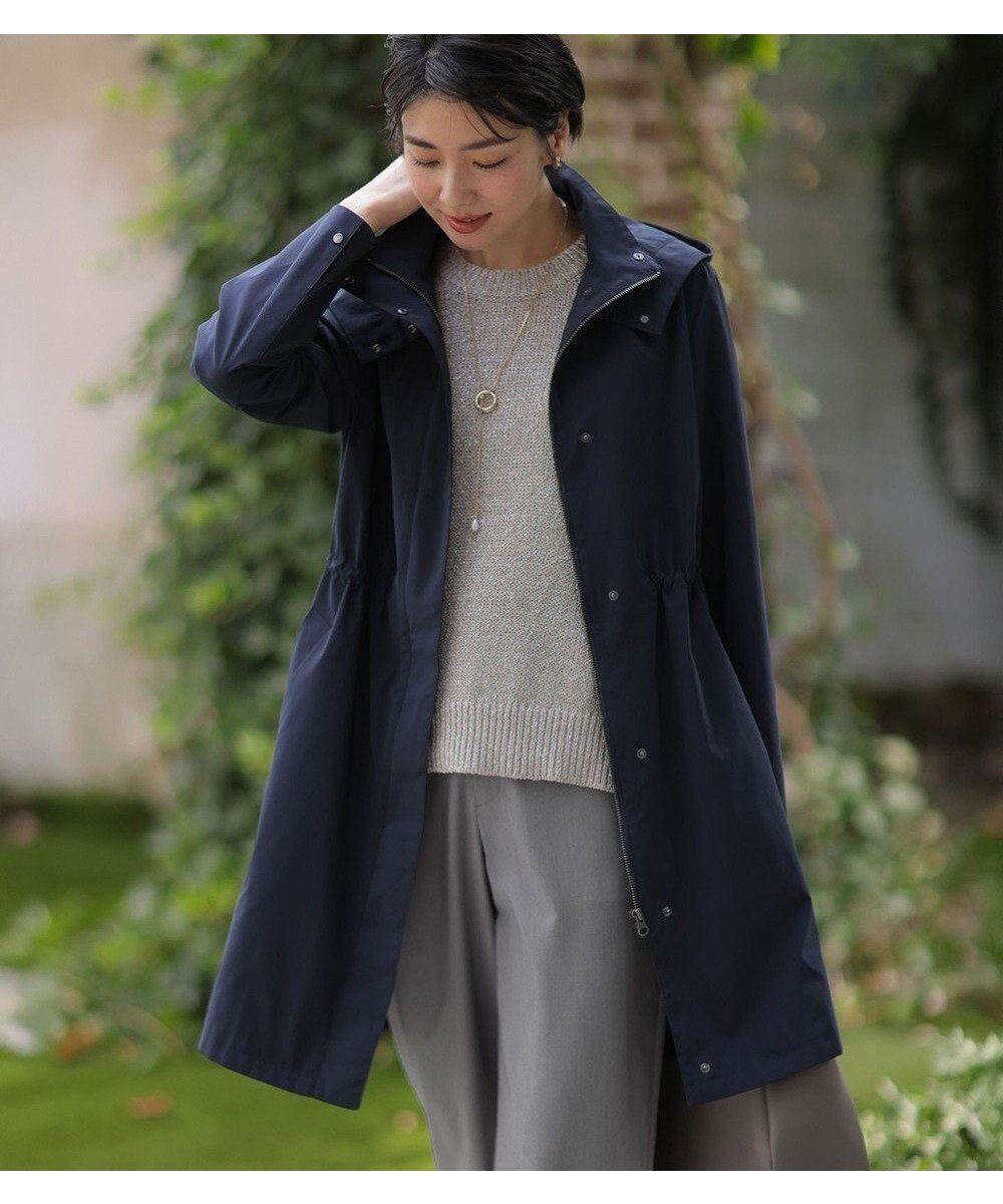 【ジェイ プレス/J.PRESS】の【2way】Artirosa モッズ コート インテリア・キッズ・メンズ・レディースファッション・服の通販 founy(ファニー) 　ファッション　Fashion　レディースファッション　Fashion for Women　アウター　Coat / Outerwear Collection　コート・ロングコート・ピーコート　Long Coats, Peacoats & More　レディースジャケット・軽アウター　Jackets　モッズコート・ミリタリー風アウター　Mods & Field Coats　インナー　Innerwear　ヴィンテージ　Vintage Style　秋　Autumn　ジャケット　Jacket, Outerwear　スタンド　Stand Collar, Upright Stand　タフタ　Taffeta, Structured Fabric　ドット　Polka Dot, Dot Pattern　なめらか　Smooth, Silky Texture　ミリタリー　Military, Army Style　モッズコート　Mods Coat, Military Parka　A/W・秋冬　Autumn/Winter　ビジネス 仕事 通勤　Business / Work / Commuting　ネイビー系|ID: prp329100004637630 ipo3291000000034010542