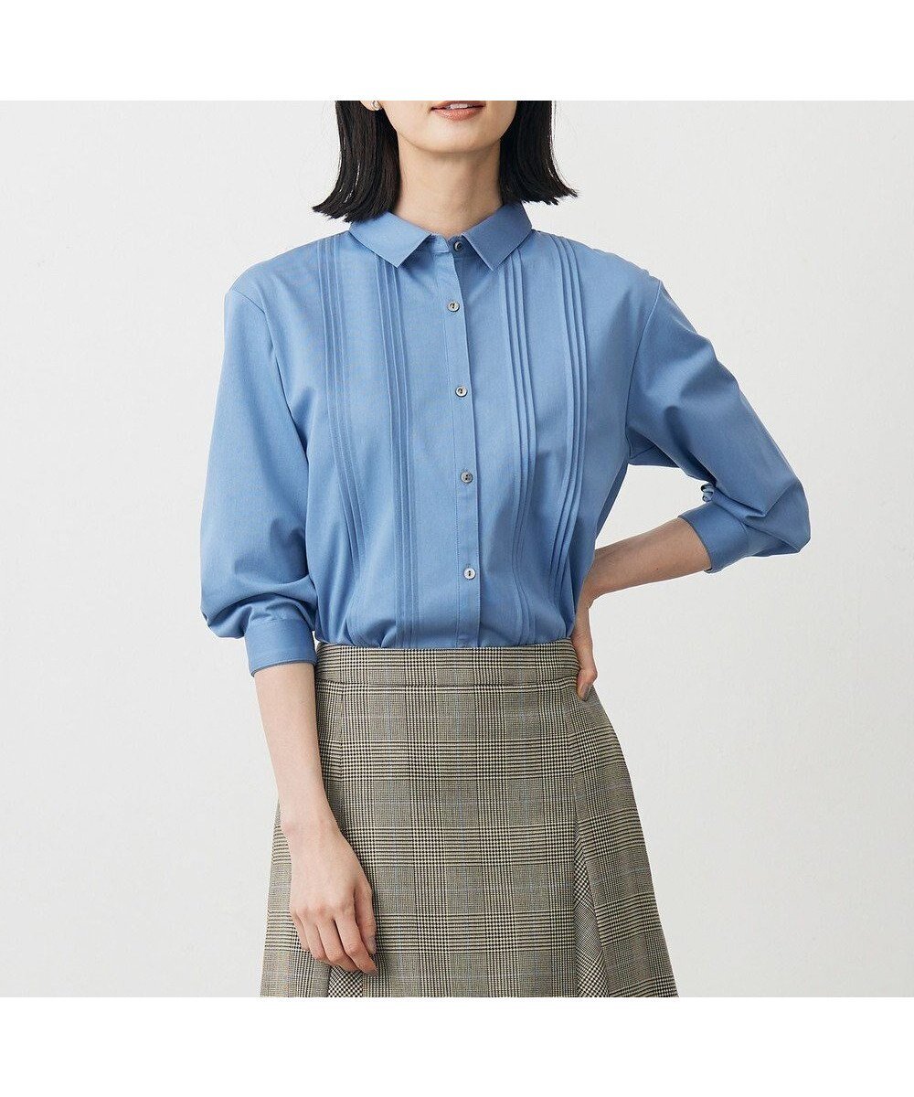 【ジェイ プレス/J.PRESS】のコンパクトトリコット シャツライク カットソー 人気、トレンドファッション・服の通販 founy(ファニー) 　ファッション　Fashion　レディースファッション　Fashion for Women　トップス・カットソー　Cut & Sew Tops　シャツ・ブラウス・オフィスカジュアル　Elegant Blouses & Button-Ups　ロングTシャツ・Tシャツ　Longline T-Shirts & Tees　カットソー・ベーシックTシャツ　Cut-and-Sewn Tops / Stretch Tees & Basics　カットソー　Cut and Sewn Top　コンパクト　Compact, Small Size　ヨーク　Yoke, Yoke Design　A/W・秋冬　Autumn/Winter　 other-1|ID: prp329100004637631 ipo3291000000034123141