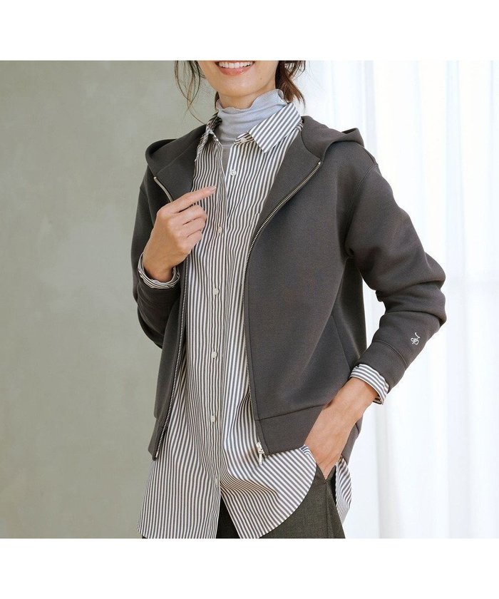 【ジェイ プレス/J.PRESS】のダンボールジャージー ジップアップ パーカー インテリア・キッズ・メンズ・レディースファッション・服の通販 founy(ファニー) https://founy.com/ ファッション Fashion レディースファッション Fashion for Women トップス・カットソー Cut & Sew Tops レディースパーカー・カジュアルフーディー Casual Hoodies & Sweatshirts オレンジ Orange ジップアップ Zip-Up, Full Zip パーカー Hoodie, Parka ワンポイント One Point, Statement Accent エレガント 上品 Elegant A/W・秋冬 Autumn/Winter |ID: prp329100004637635 ipo3291000000034188701