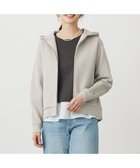 【ジェイ プレス/J.PRESS】のダンボールジャージー ジップアップ パーカー グレージュ系|ID: prp329100004637635 ipo3291000000034188705